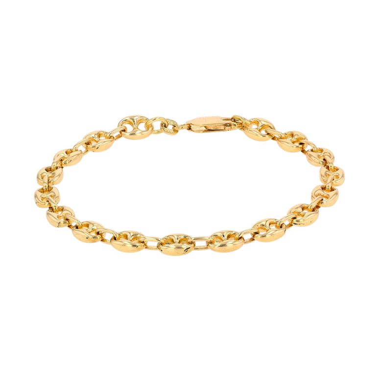Bracelet grain de café or jaune 9.63g Comme neuf -  reconditionné disponible sur Gemme Les Bijoux